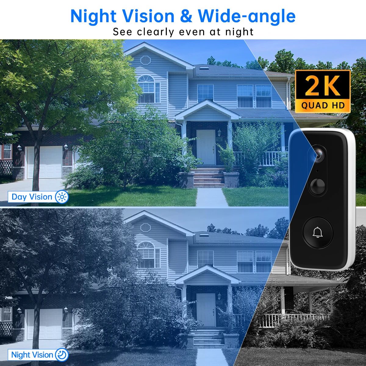 JOOAN 2K Intelligent WiFi Doorbell With Camera Outdoor