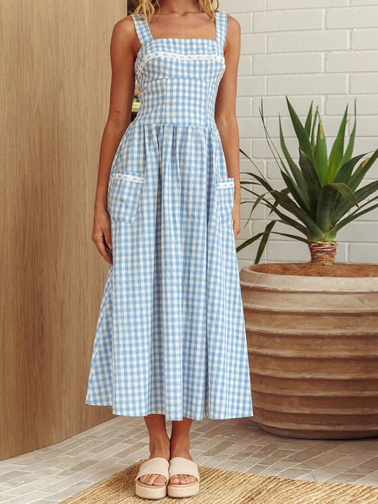 Women's Floral Print Maxi Dress for Summer Beach Parties