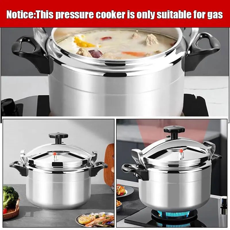 Professional Pressure Cooker Heavy-Duty Aluminum Cooking Pot