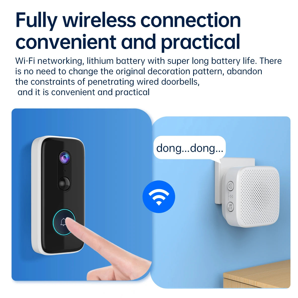 JOOAN 2K Intelligent WiFi Doorbell With Camera Outdoor